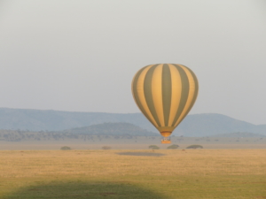 Balloon over Serengeti