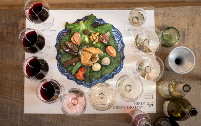 9 wine tasting with canapes in the Cellar @ Babylonstoren