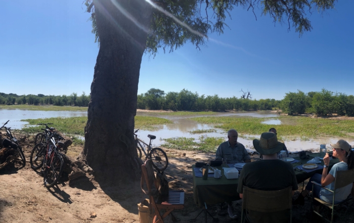 Brunch break whilst cycling from Jozi