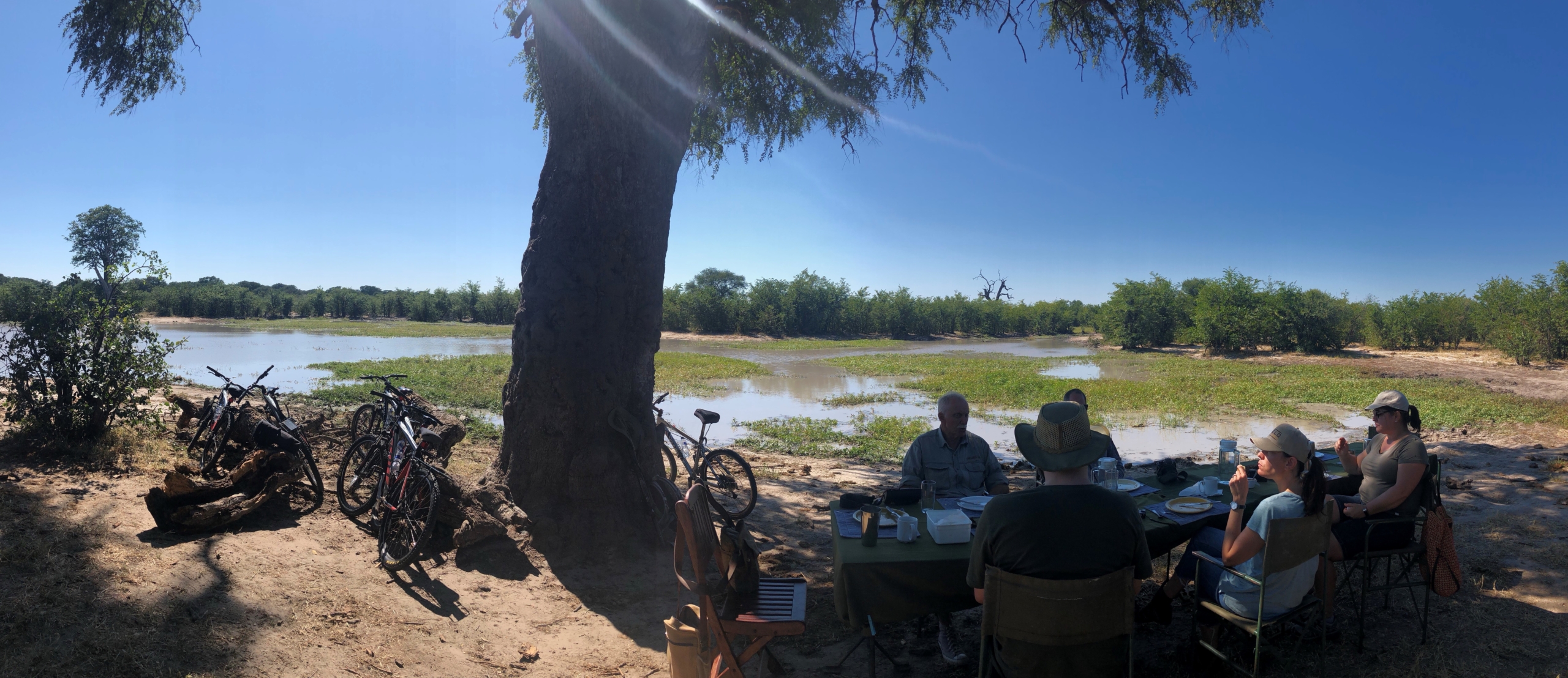 Brunch break whilst cycling from Jozi