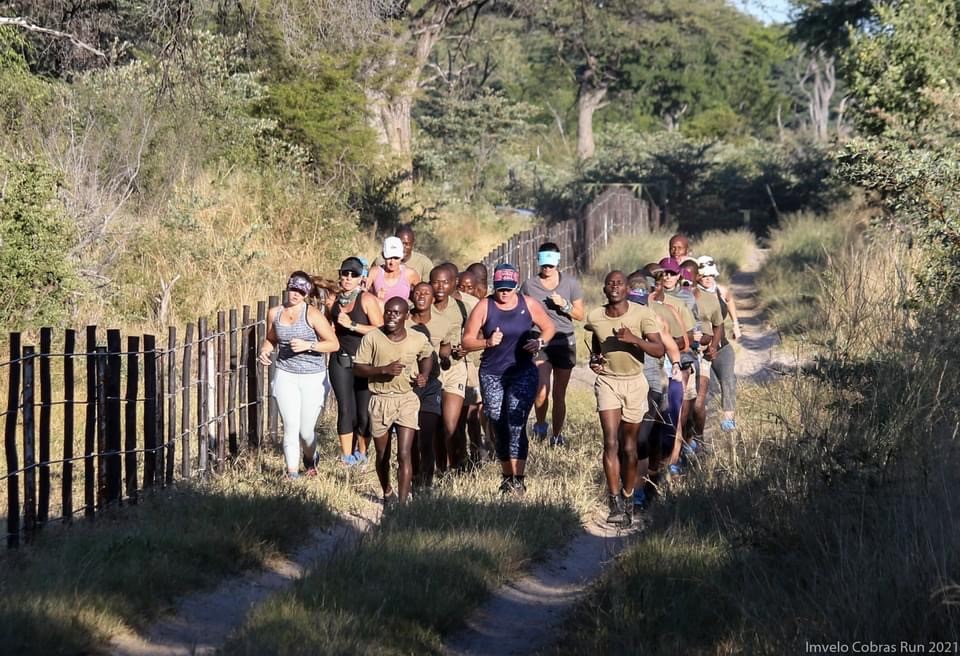 Training with the Cobra's at Imvelo Safari Lodges Conservation course