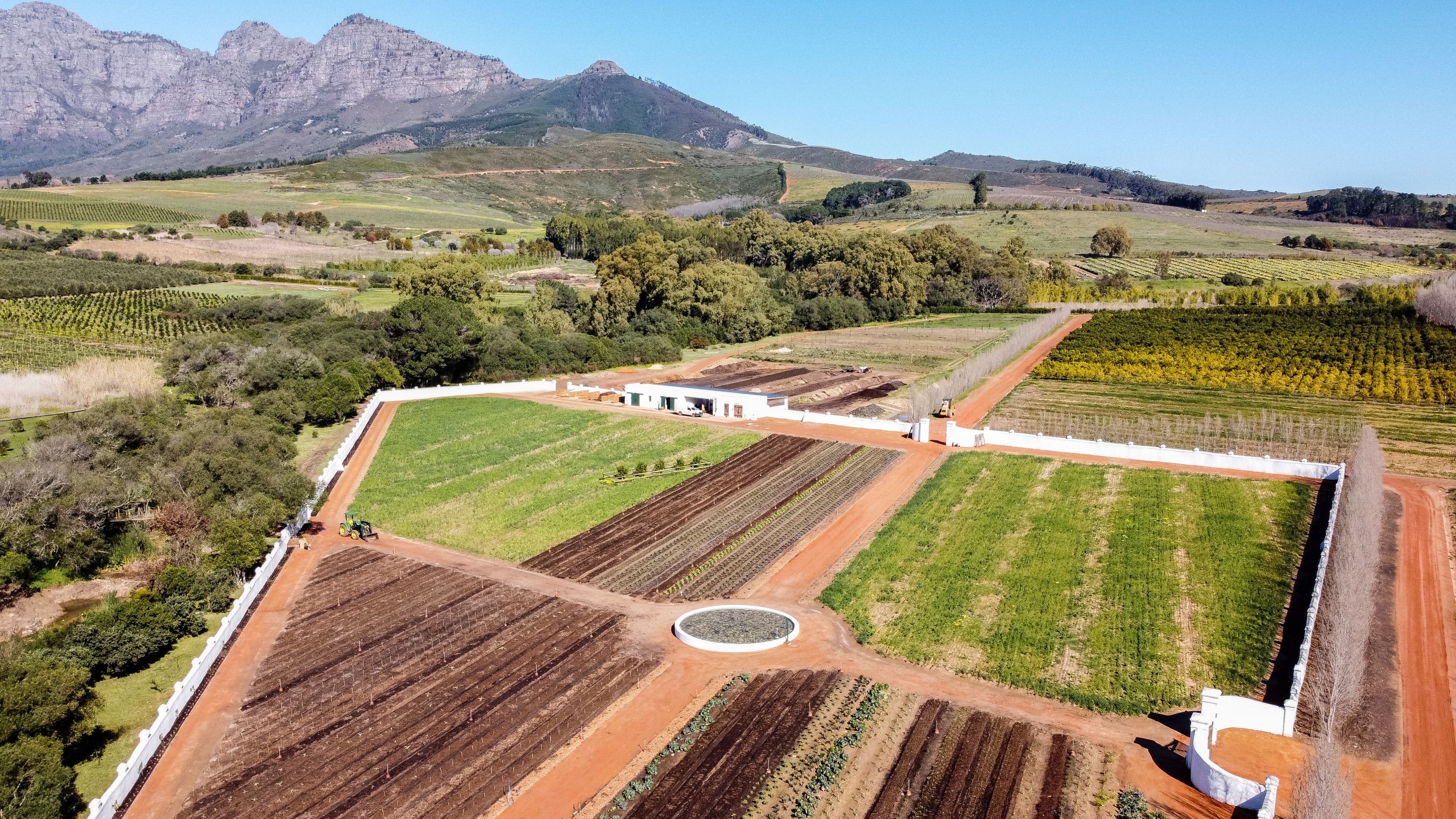 The new Kitchen Garden at Babylonstoren, Cape Winelands, South Africa