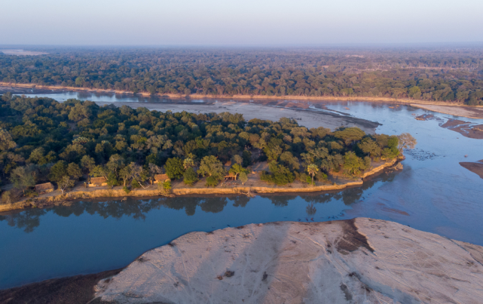 Takwela aerial sunrise view